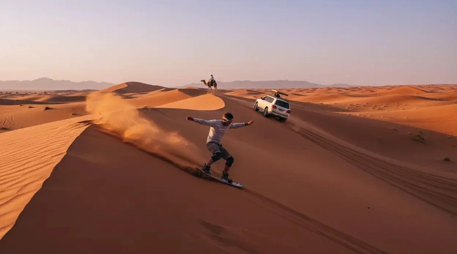 desert-safari-dubai-sandboarding-dune-activity