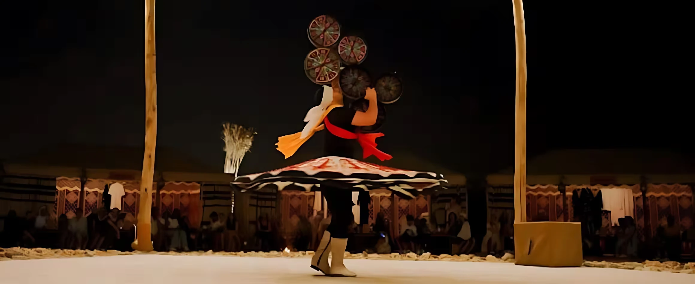 Tanoura dance in overnight desert safari dubai