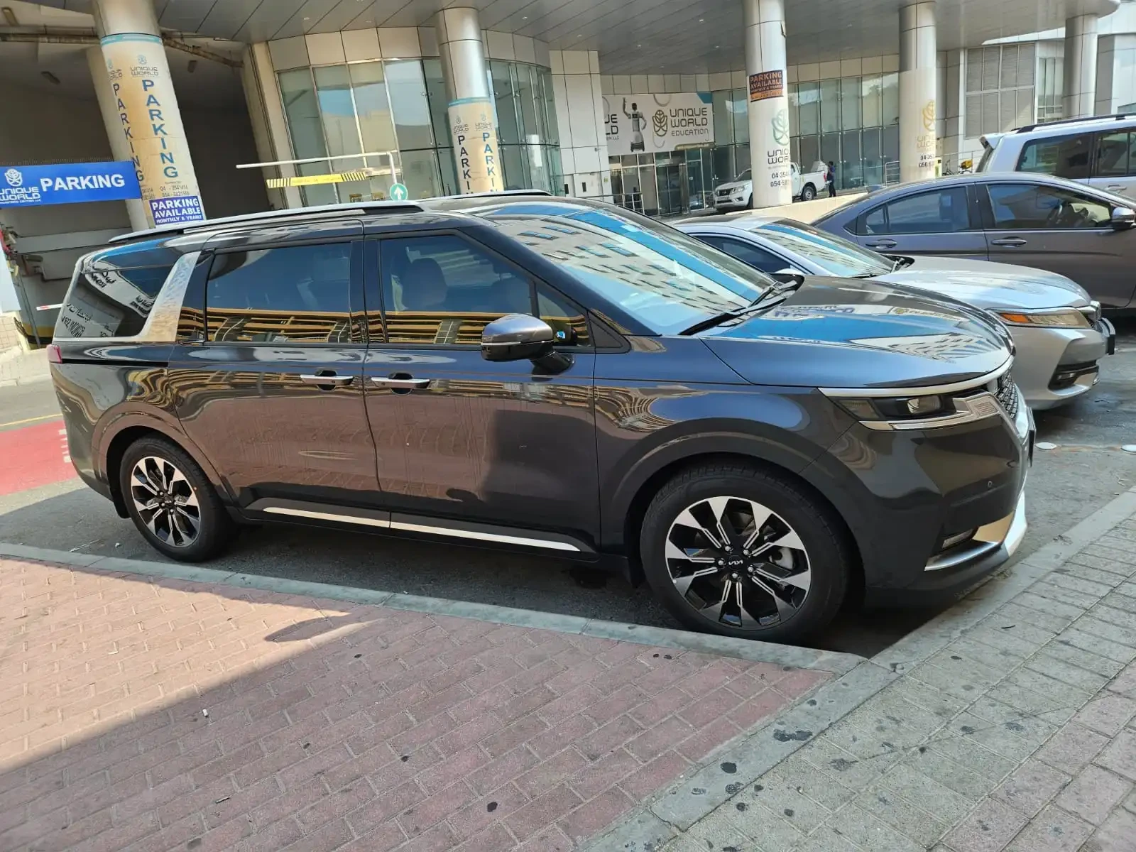 Kia-Carnival-SX-Prestige-right-side-rental-dubai