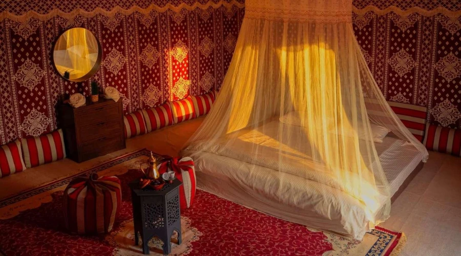 overnight-desert-safari-traditional-bedouin-tent-bedroom